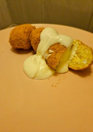 Habkönnyű túrógombóc recept fotója