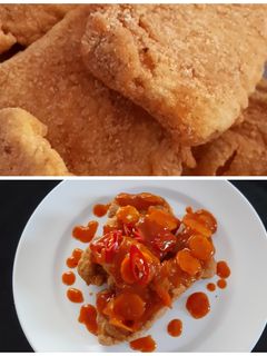 Foto resep Ayam dan ikan fillet saos asam manis