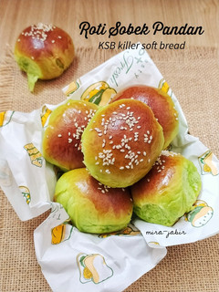 Foto resep ROTI Sobek Pandan KSB (killer soft bread)