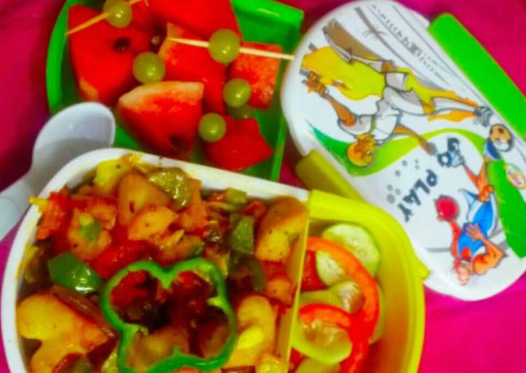 Step-by-Step Guide to Prepare Homemade Khatta Dhokla with veg tadka