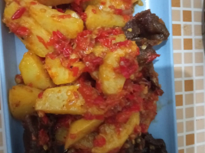 Langkah Gampang Menyiapkan Resep Dendeng balado yang Lezat Anti Ribet, Bisa Manjain Lidah