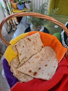 عکسی از دستور نان لواش خانگی