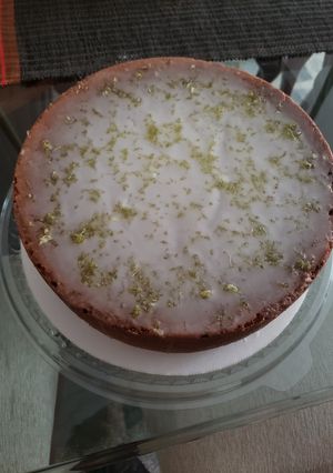 Una foto de Glaseado de limón para tortas