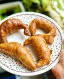 Bánh croissant pha-ke bằng bánh tráng