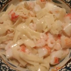 Cheaters Seafood Alfredo A picture of Cheaters Seafood Alfredo.