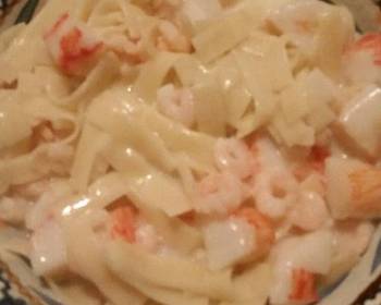 Ready to Serve Cheaters Seafood Alfredo Savory Delicious