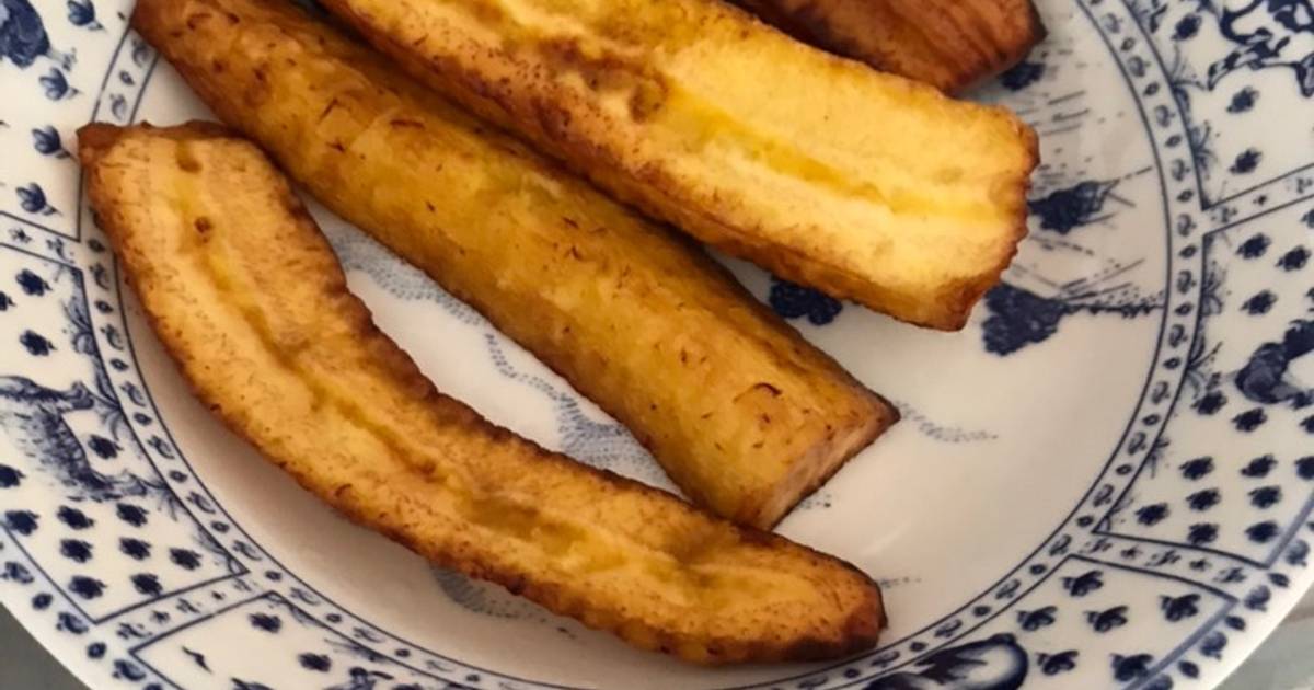 Tajadas de plátano maduro 58 recetas caseras Cookpad