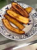 Tajadas de plátano maduro