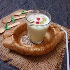 A picture of Dry fruit lassi.
