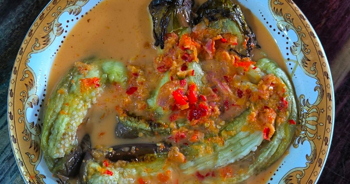 Terong sambal mentah