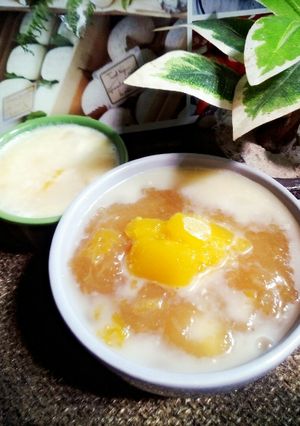 Foto resep Bubur Singkong kuah Labu