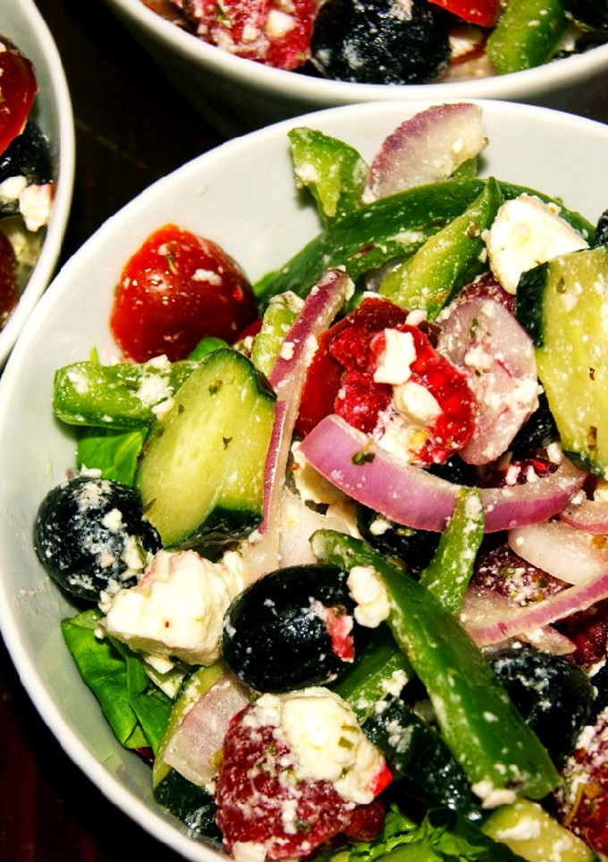 Una foto de Ensalada griega 🇬🇷 🥗