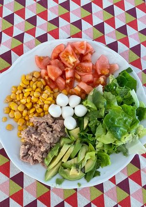 Una foto de Ensalada de colores!