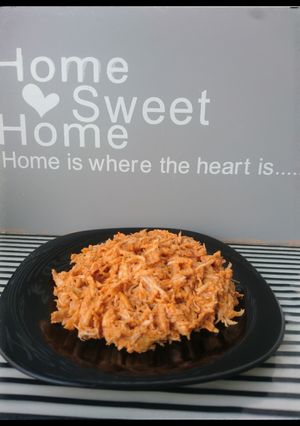 Una foto de Pulled chicken