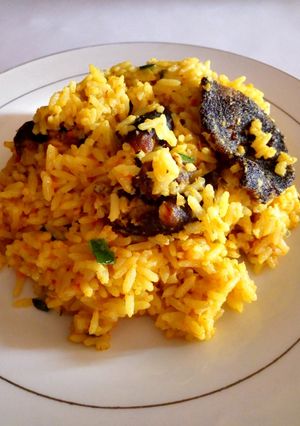 A picture of Tumeric & Blended Cucumber Rice.