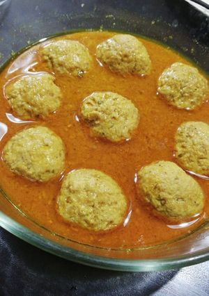 A picture of Koftay ka salan.