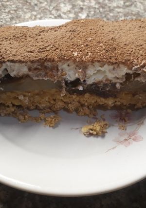 Una foto de Postre frío frutal