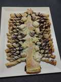 Albero di pasta sfoglia dolce