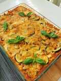 Lasagna cu piept de pui și dovleceii