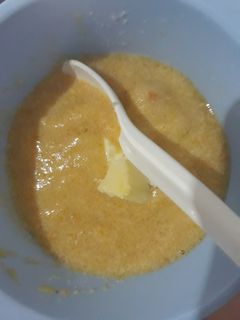 Foto resep Bubur wortel telur rebus (mpasi 8m)