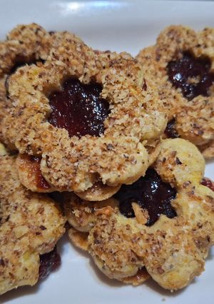 Diós linzer recept fotója