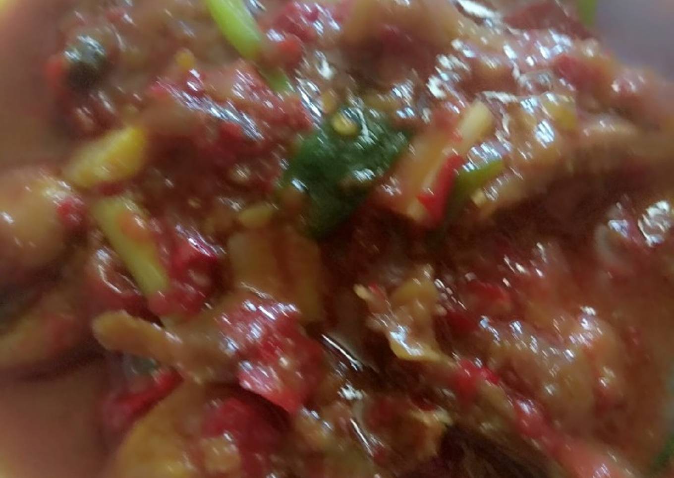 Ayam balado nyemek