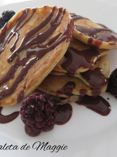 Una foto de Pancakes de quinoa y plátano