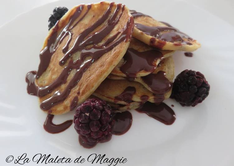 Pancakes de quinoa y plátano