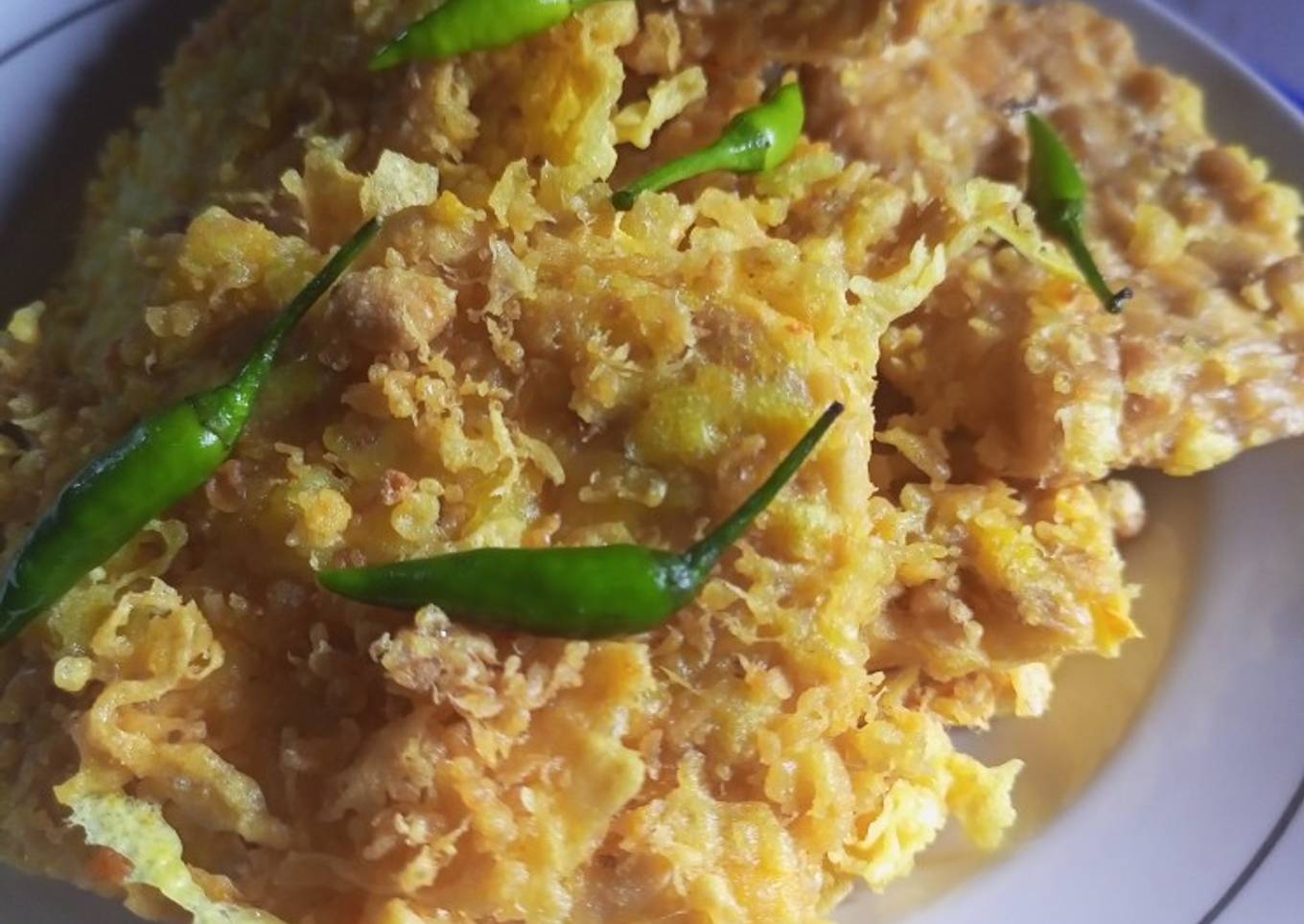 Tempe goreng kremes