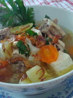Foto resep Sop ayam tahu