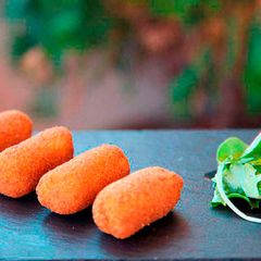 A picture of Iberian ham croquettes.