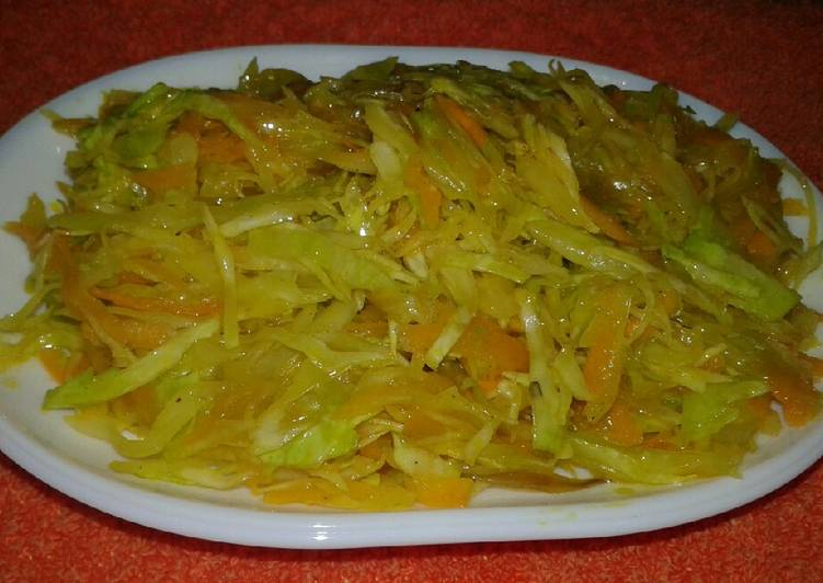 Easiest Way to Make Ultimate Sauteed cabbage n carrots