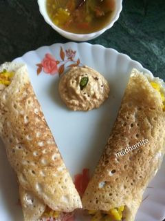 মশালা ধোসা (masala dhosa recipe in Bengali) রেসিপির প্রধান ছবি