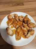 Alitas de pollo con salsa de soja y miel