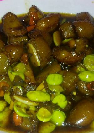 Foto resep Kikil pete kecap pedas