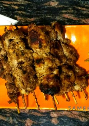 A picture of Chicken Malai Tikka.