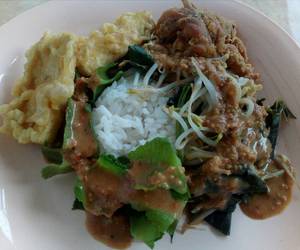 Fresh, Memasak Pecel sayur feat tempe goreng tepung nyuss Lezat Mantap