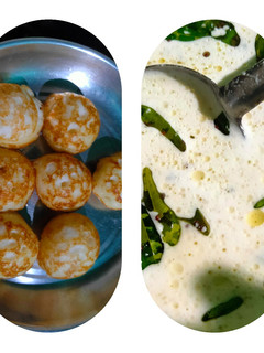 ஒயிட் க்ரிஸ்பி பணியாரம் வித் கோக்கனட் சட்னி செய்முறை முக்கிய புகைப்படம்