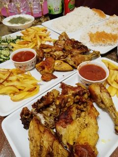 عکسی از دستور مرغ سرخ شده