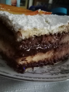 Foto di Millefoglie con crema pasticcera al cioccolato