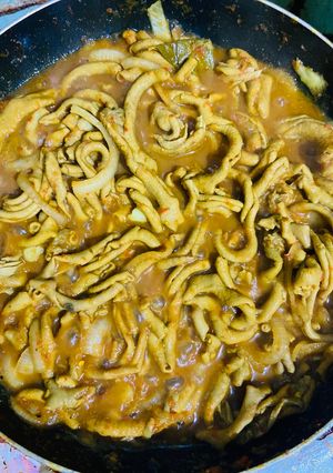 Foto resep Usus Ayam Pedas Bumbu Kuning