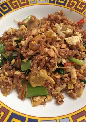 Foto resep Nasi Goreng Merah extra Sayuran 💕