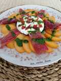 Ensalada de melocotón