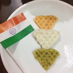 A picture of Tricolor waffle.