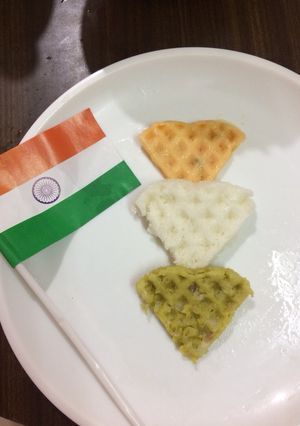 A picture of Tricolor waffle.