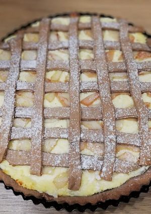 Körtés-túrós pite recept fotója