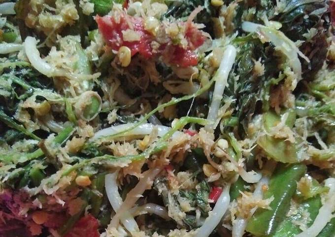 Cara Buat Urab sayuran bumbu campur Gampang
