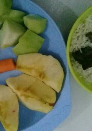 Foto resep MPASI Pure Apel & Bubur ikan