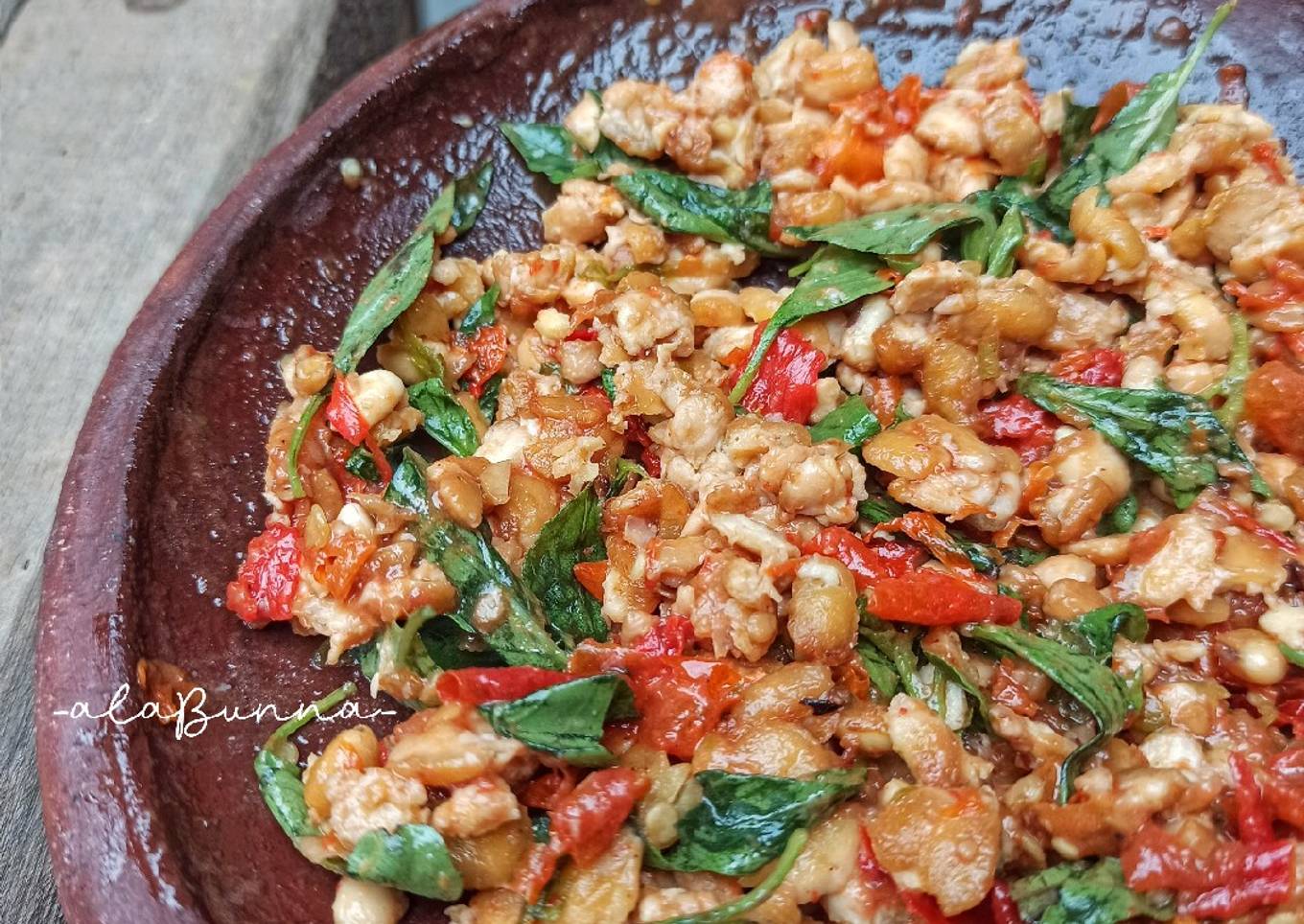 Sambal Tempe Kemangi Goreng