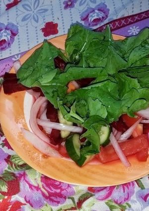 صورة لوصفة السلطة الخضراء